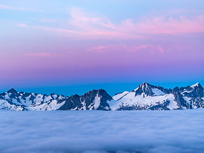 Sunrise from Ruby Mountain